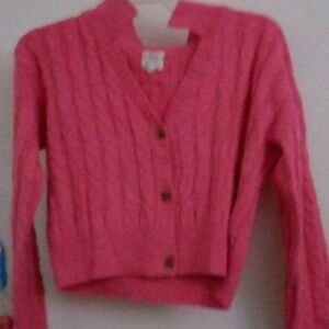 Pink sweater brand hippie size large but fits more like medium